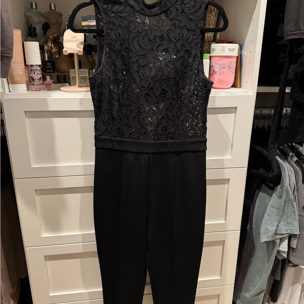 Elegant Black Lace Jumpsuit